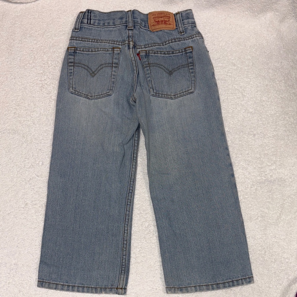 Levi's 569 Y2K loose straight Light Blue Denim Jeans boys 5
